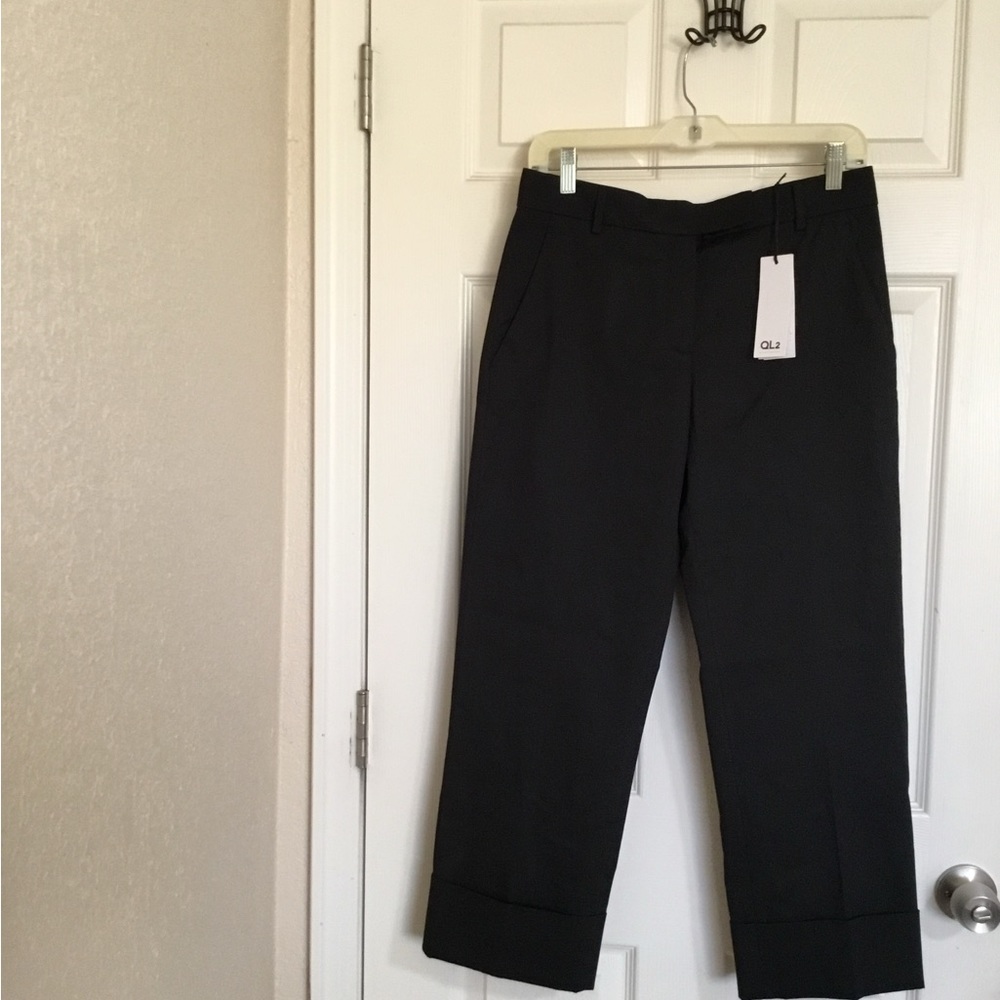 Quelledue black maura pants size 42/6 NWT